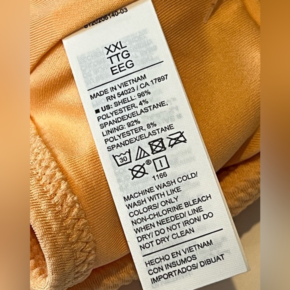 2 Pairs Set Old Navy Women's High-Waisted Pucker Bikini Swim Bottoms XXL Orange - Picture 9 of 16